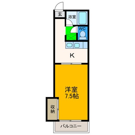 セブンハイツの物件間取画像